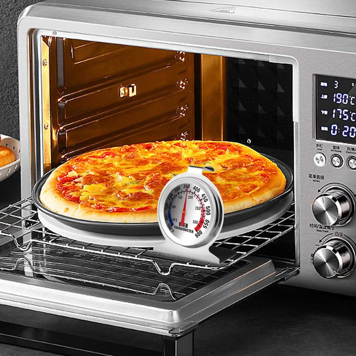 Oven Thermometer 2-Pack (100–600°F)