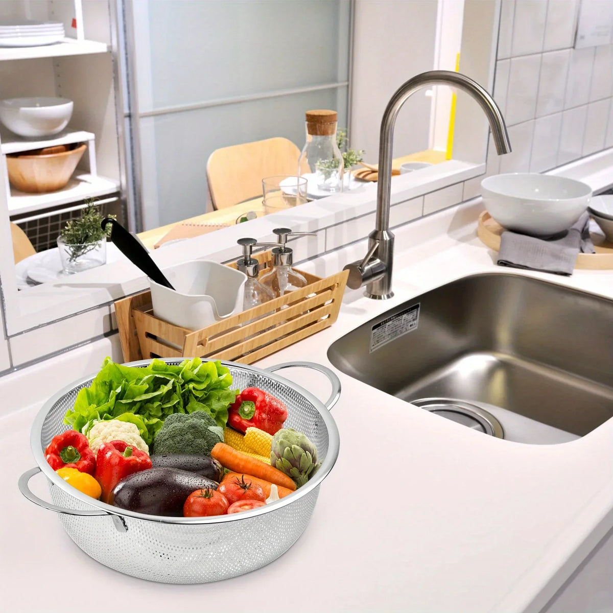 Stainless Steel Fine Mesh Strainer Set