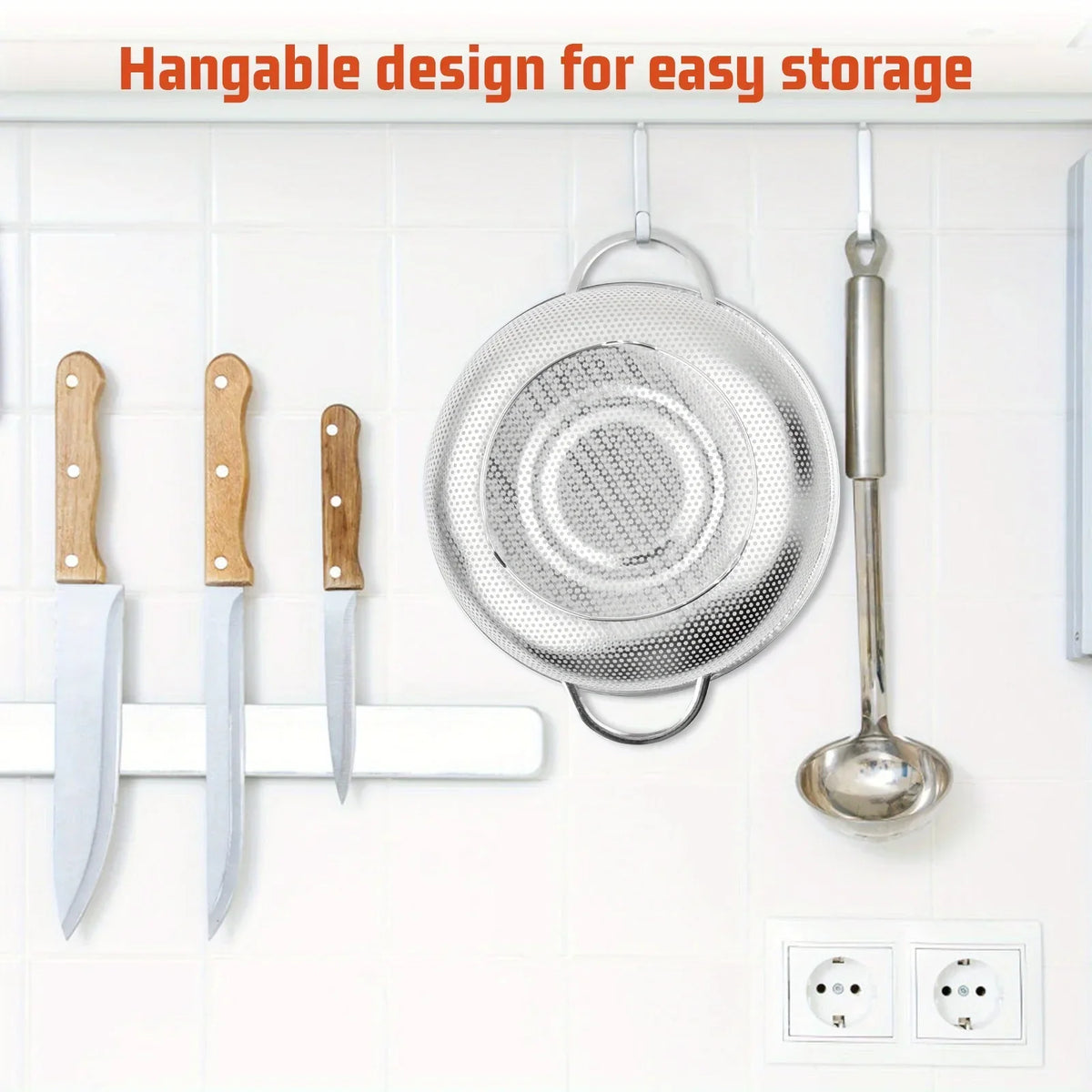 Stainless Steel Fine Mesh Strainer Set
