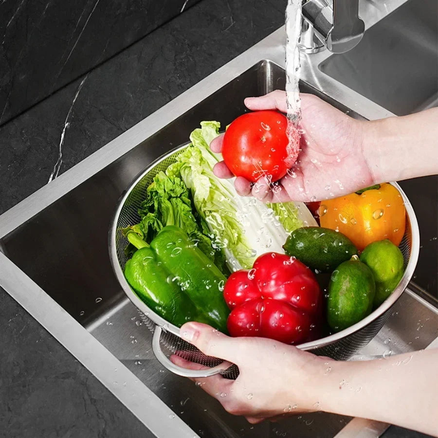 Stainless Steel Fine Mesh Strainer Set