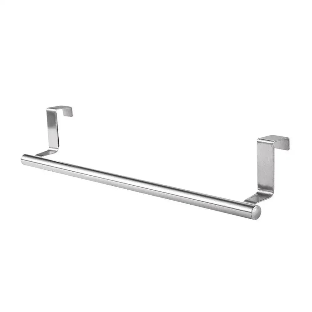Over-the-Door Stainless Steel Towel Bar